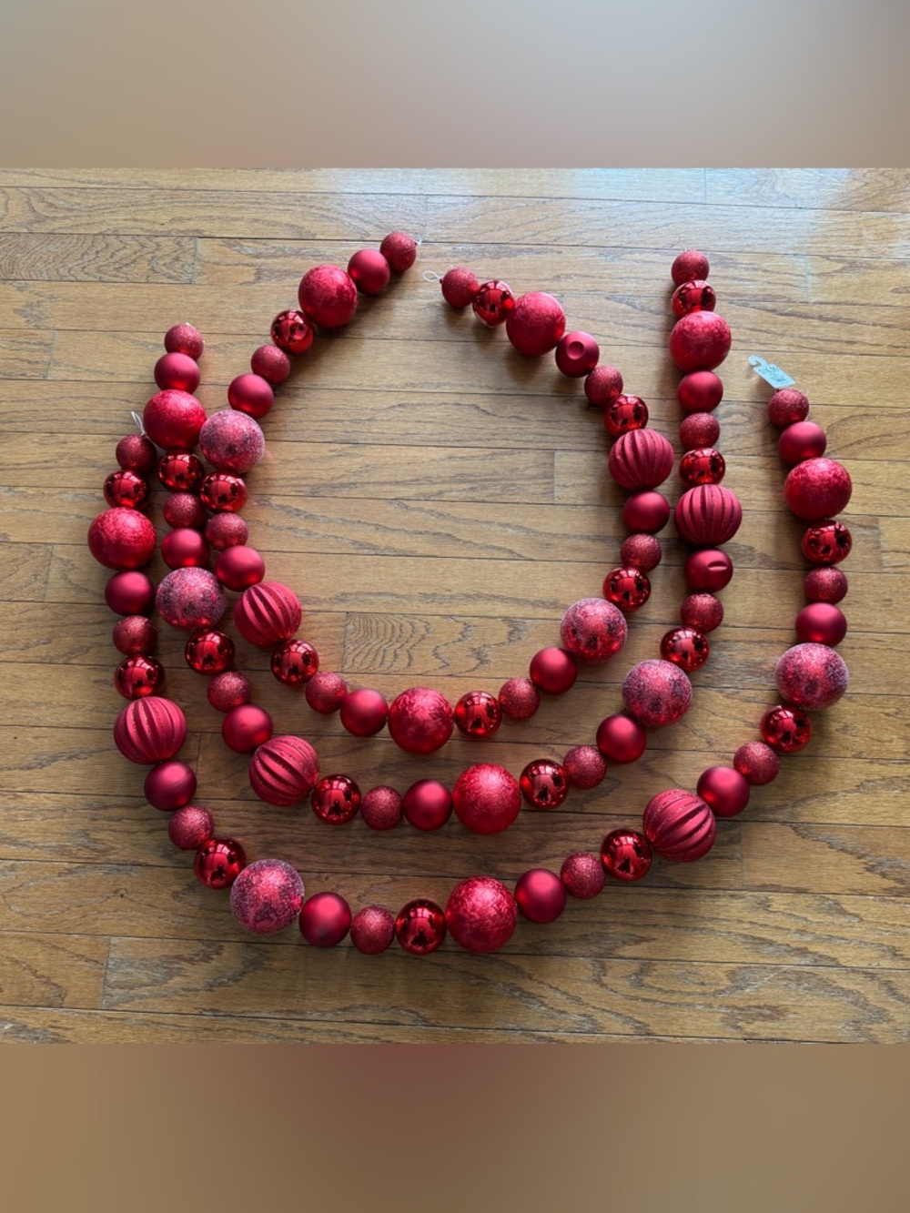 Kirklands Red Holiday Garland